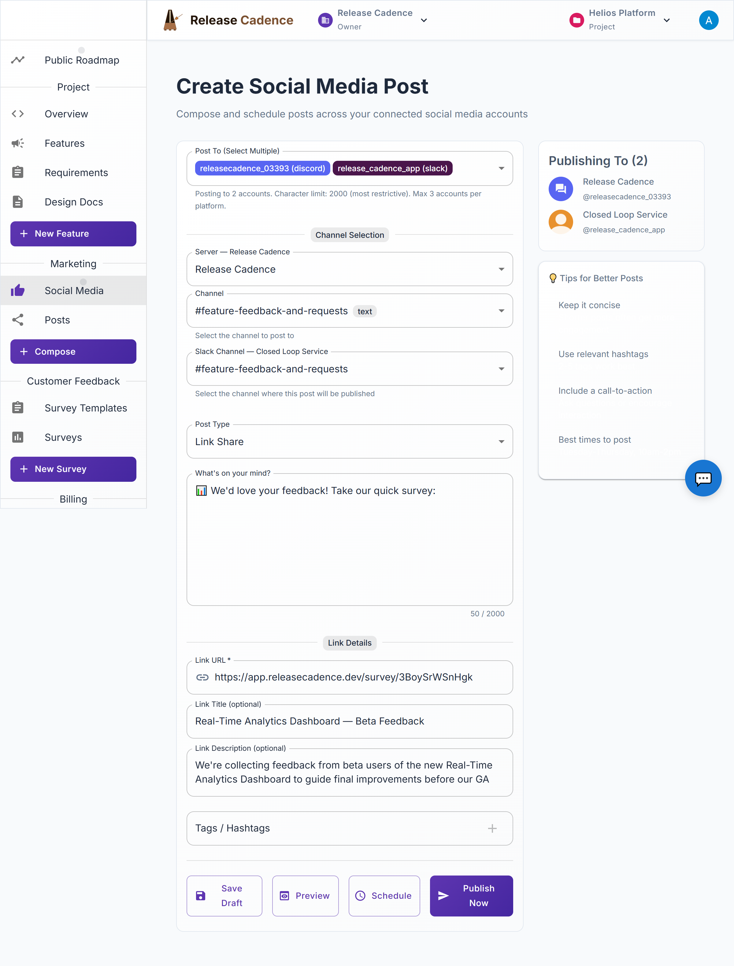 Survey Template Builder